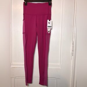 TKO Fuchsia Mesh Side Leg Leggings